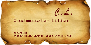 Czechmeiszter Lilian névjegykártya